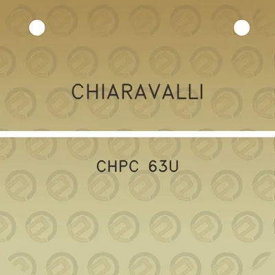 chiaravalli-chpc-63u