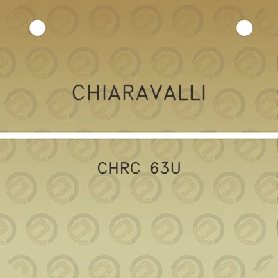 chiaravalli-chrc-63u