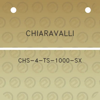 chiaravalli-chs-4-ts-1000-sx