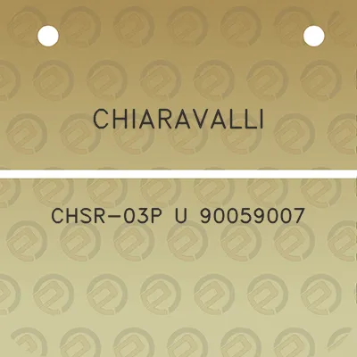 chiaravalli-chsr-03p-u-90059007