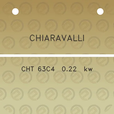 chiaravalli-cht-63c4-022-kw