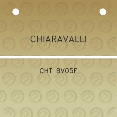 chiaravalli-cht-bv05f