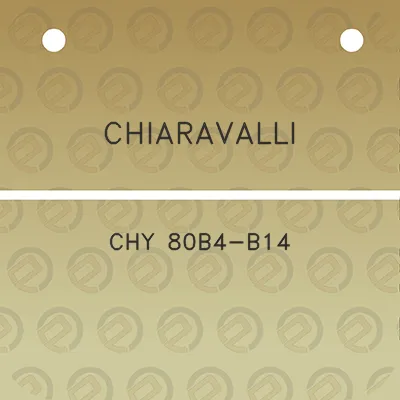 chiaravalli-chy-80b4-b14