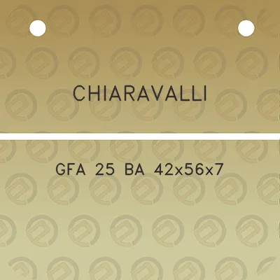 chiaravalli-gfa-25-ba-42x56x7