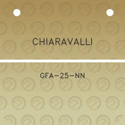 chiaravalli-gfa-25-nn