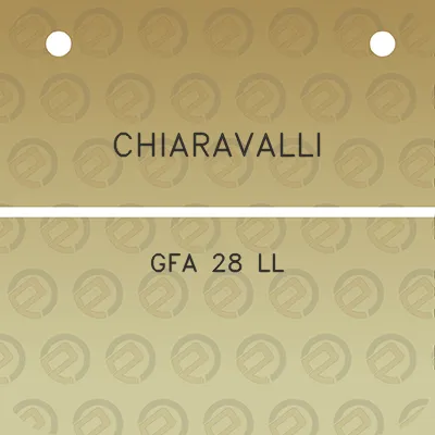 chiaravalli-gfa-28-ll