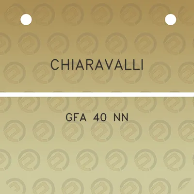 chiaravalli-gfa-40-nn