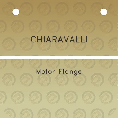 chiaravalli-motor-flange