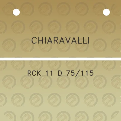 chiaravalli-rck-11-d-75115