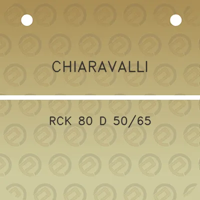 chiaravalli-rck-80-d-5065