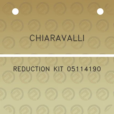 chiaravalli-reduction-kit-05114190