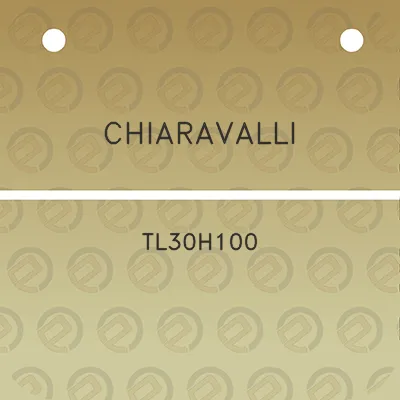 chiaravalli-tl30h100