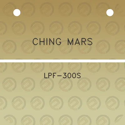 ching-mars-lpf-300s