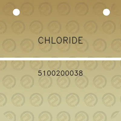 chloride-5100200038