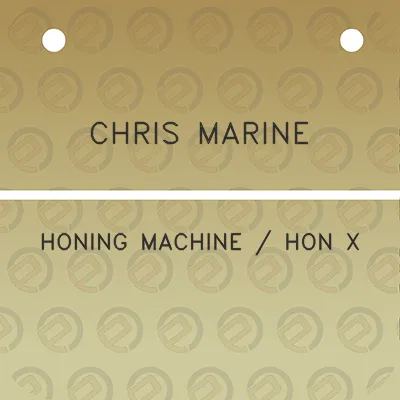 chris-marine-honing-machine-hon-x