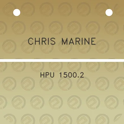 chris-marine-hpu-15002