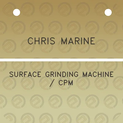 chris-marine-surface-grinding-machine-cpm