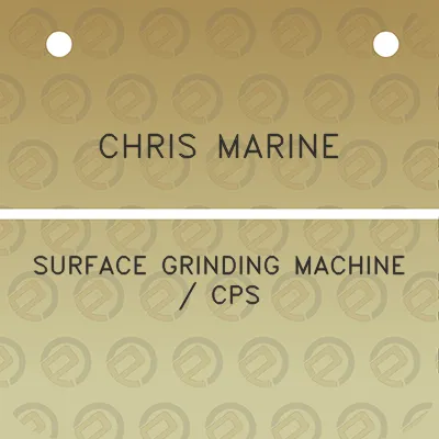 chris-marine-surface-grinding-machine-cps