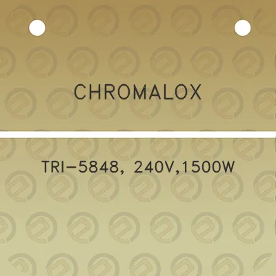 chromalox-tri-5848-240v1500w