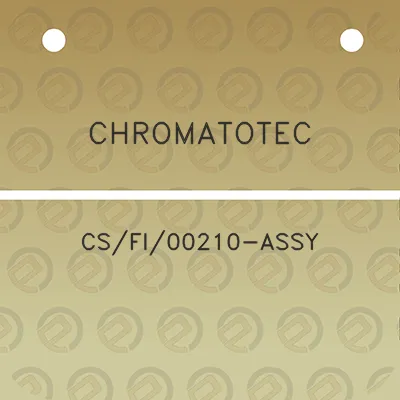 chromatotec-csfi00210-assy