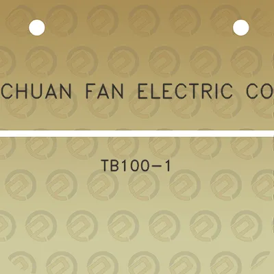 chuan-fan-electric-co-tb100-1