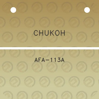 chukoh-afa-113a