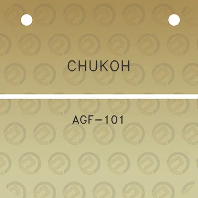 chukoh-agf-101