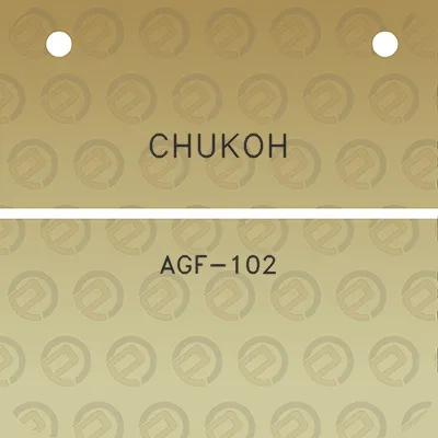 chukoh-agf-102