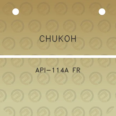 chukoh-api-114a-fr