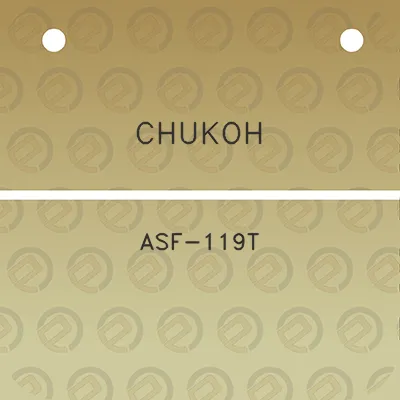 chukoh-asf-119t