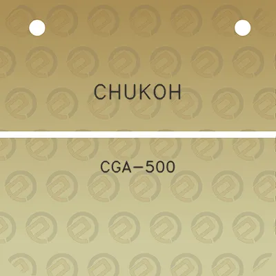 chukoh-cga-500