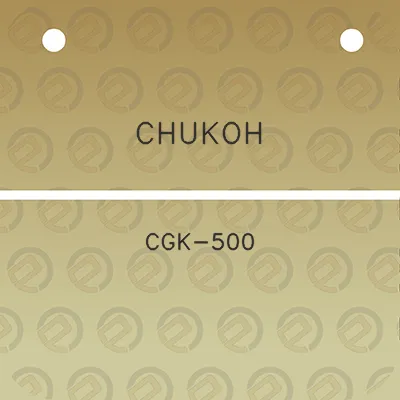 chukoh-cgk-500