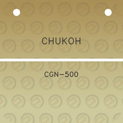 chukoh-cgn-500