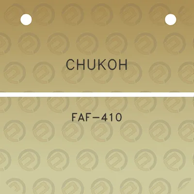 chukoh-faf-410