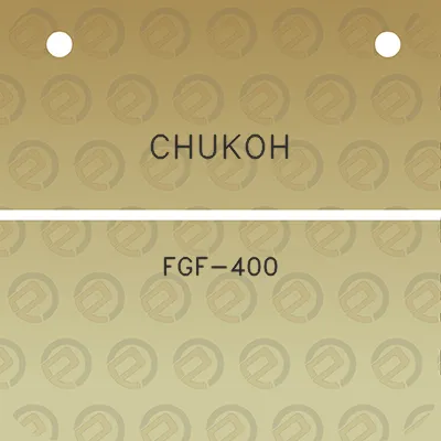 chukoh-fgf-400