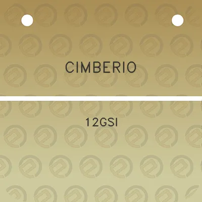 cimberio-12gsi