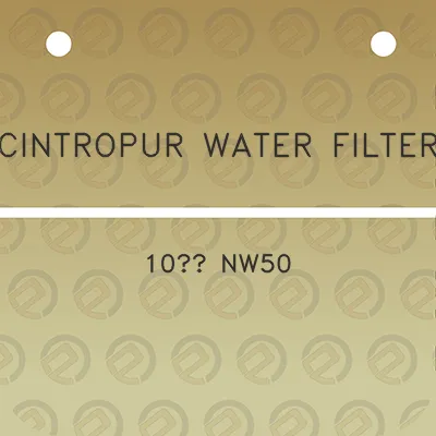 cintropur-water-filter-10-nw50