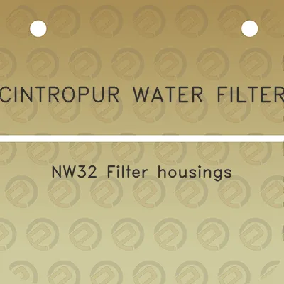 cintropur-water-filter-nw32-filter-housings