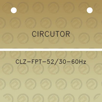 circutor-clz-fpt-5230-60hz