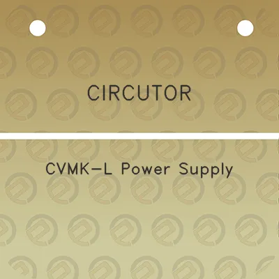 circutor-cvmk-l-power-supply