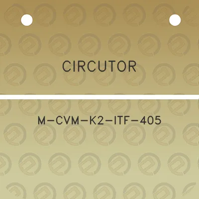 circutor-m-cvm-k2-itf-405