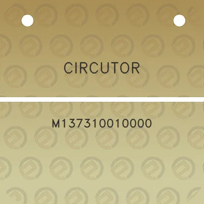 circutor-m137310010000