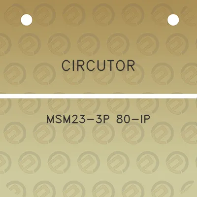 circutor-msm23-3p-80-ip