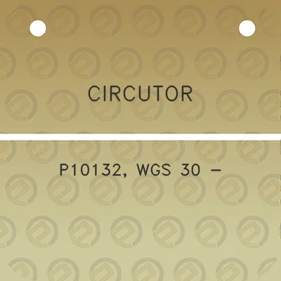 circutor-p10132-wgs-30