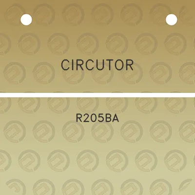 circutor-r205ba