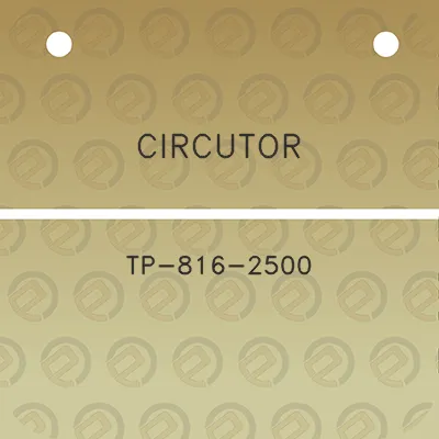 circutor-tp-816-2500