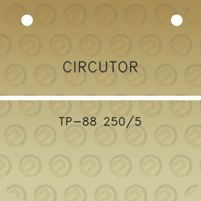 circutor-tp-88-2505