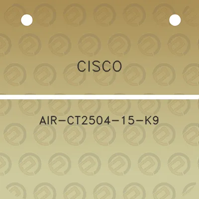 cisco-air-ct2504-15-k9