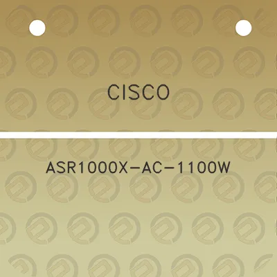 cisco-asr1000x-ac-1100w