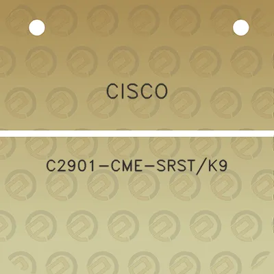 cisco-c2901-cme-srstk9